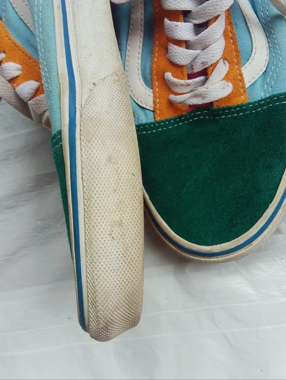 Vans Old Skool Skater Colorful Colorblock Sneakers Shoes